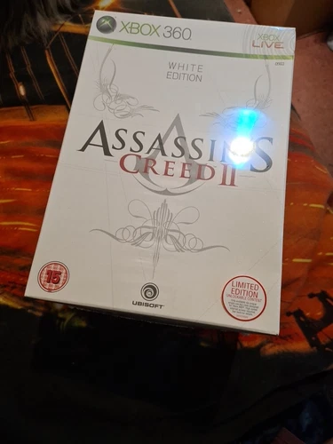 Assassin's Creed II White Edition Rare (Microsoft Xbox 360, 2009 scellé) 