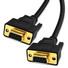 6.6 Feet2 Meter DB9 Straight Through 9 Pin RS232 Serial Cable Double Shielded...