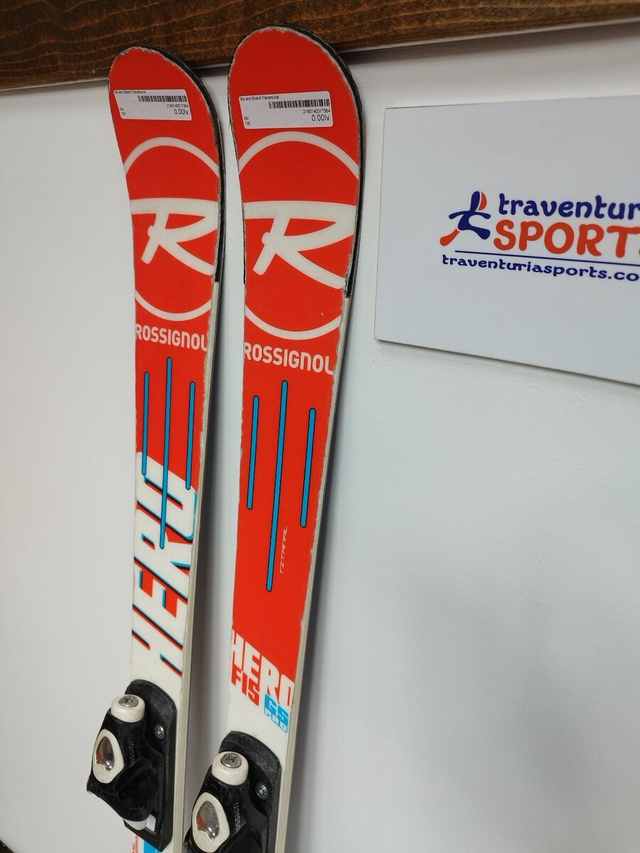Rossignol Hero Athlete GS Pro 135 cm Ski + Look 7 Bindings Rossignol Hero Athlete GS Pro 135 cm Ski + Look 7 Bindings