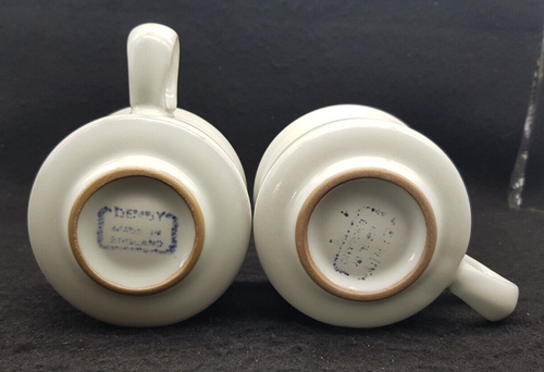 Pair Vintage DENBY Summit Celadon Cup and Saucers, pale green (A) - Picture 5 of 7