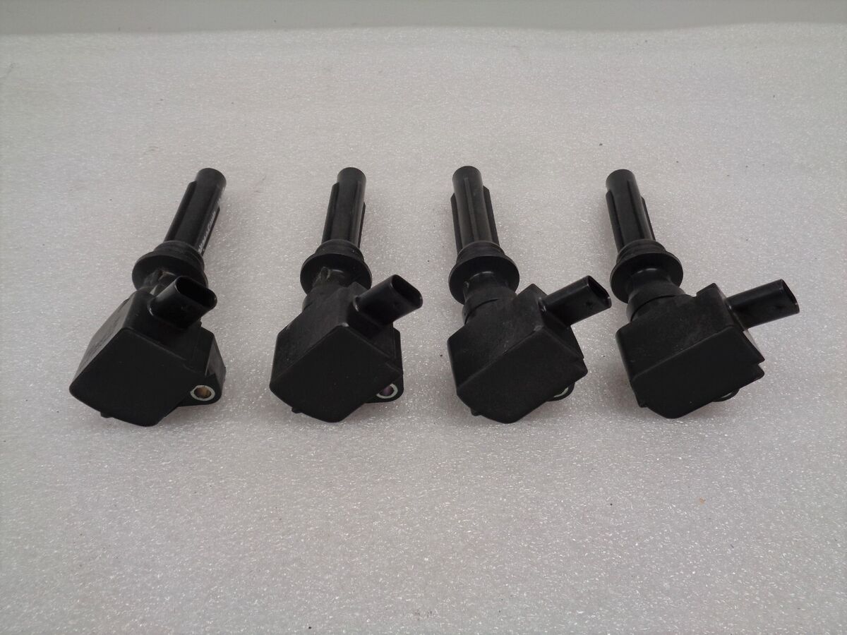 2018-2019 Jaguar XE Ignition Coil Set of 4 H4P3-12A366-BB 2018-2019 Jaguar XE Ignition Coil Set of 4 H4P3-12A366-BB