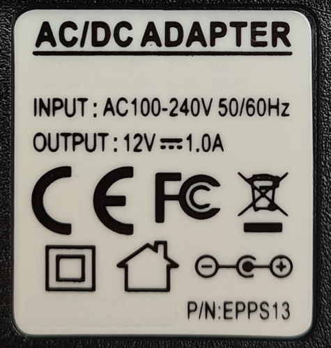 POWER SUPPLY FOR THE YAMAHA SHS-500 KEYTAR ADAPTER 12V (2 METER) - Picture 3 of 3