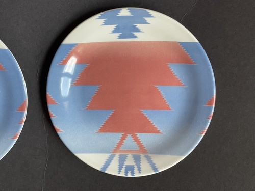 RARE 4 RALPH LAUREN *Pueblo WEDGWOOD Dessert PLATES Aztec ENGLAND 8” Salad - Picture 6 of 15