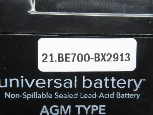 Universal Battery AGM Type UB645K UPG 6 Volt 4.5 OEM - Picture 9 of 9