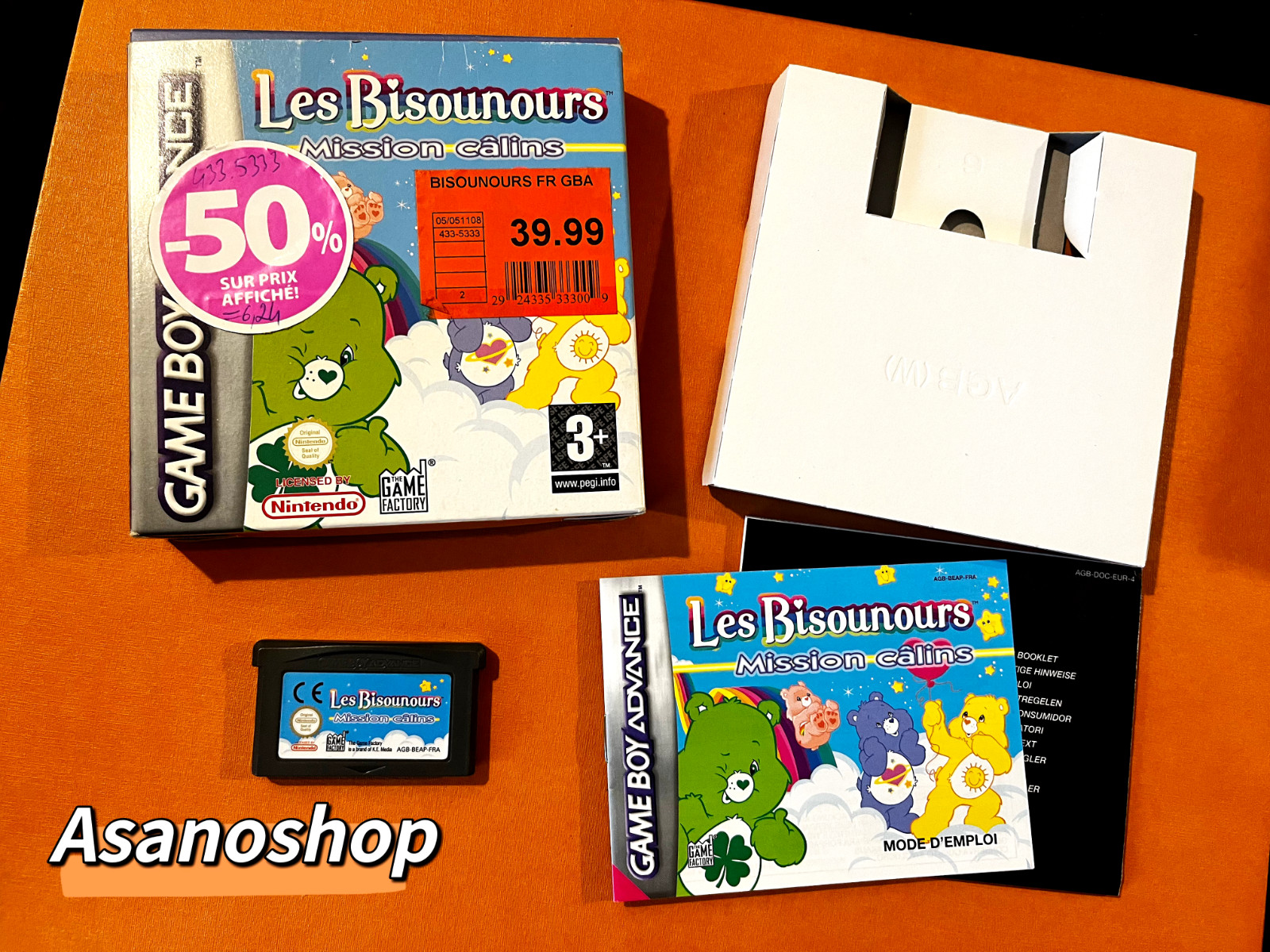 Les Bisounours Mission calins   Nintendo Game Boy Advance GBA