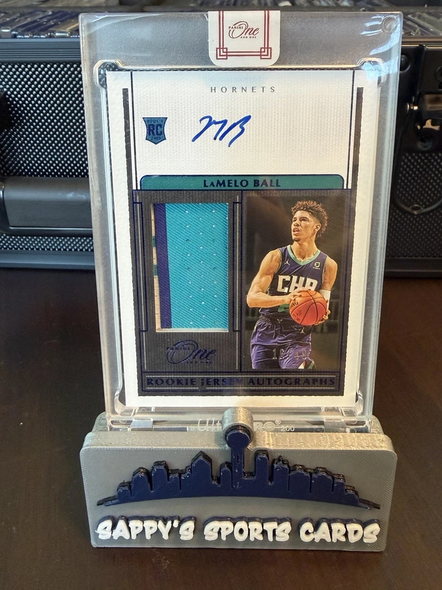 ラメロ·ボール　サインカード　2020-21 NBA ONE AND ONE 2020-21 One and One ANTHONY EDWARDS Dual Patch RPA O.C. Auto RC