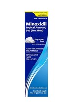 Minoxidil 5% Topical Foam HAIR REGROWTH TREATMENT for MEN 2.11 oz. NEW IN BOX
