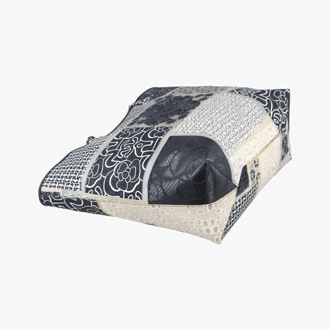 Used CHANEL Patchwork Rubber Multicolor Fabric Vi… - image 7