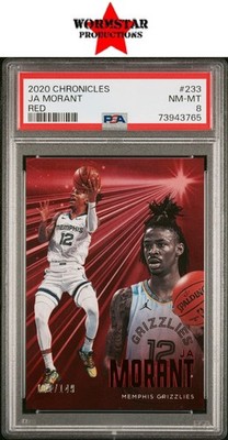 2020 Panini Chronicles #233 Ja Morant Red PSA 8 .