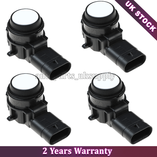 4PCS Car Bumper White PDC Parking Sensor for BMW 1 3 4 Series M3 M4 66209261587 - Picture 1 of 8