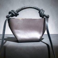 Massimo Dutti Mini Nappa Leather Crossbody Ba...