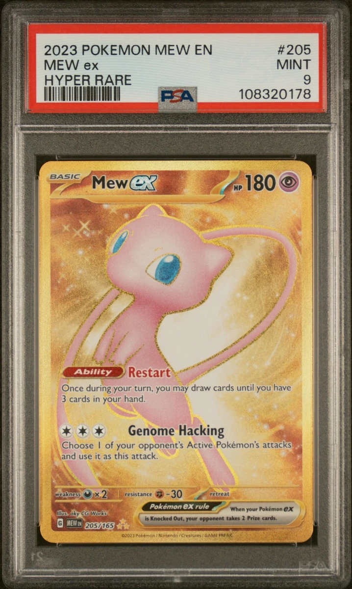 mew pokemon card ebay Mew Pokémon TCG Professional Sports Authenticator (PSA) Grade 9 Individual  Trading Card Games for sale