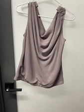 Ladies Gap Purple Shimmer Sleeveless Top - Size M