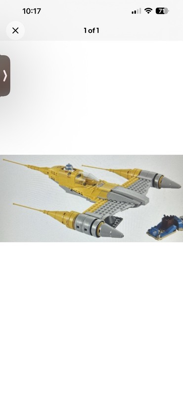 LEGO Star Wars Naboo Starfighter 7877 - 95% Complete