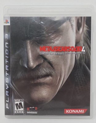 Metal Gear Solid 4 Guns of the Patriots (Sony PlayStation 3, 2008)PS3 Tested CIB