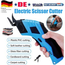 Akku-elektrische Schere Schneiderschere Stoff Leder Teppich Nähschneider