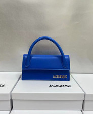New  Jacquemus long Chiquito HandBag Blue 21cm