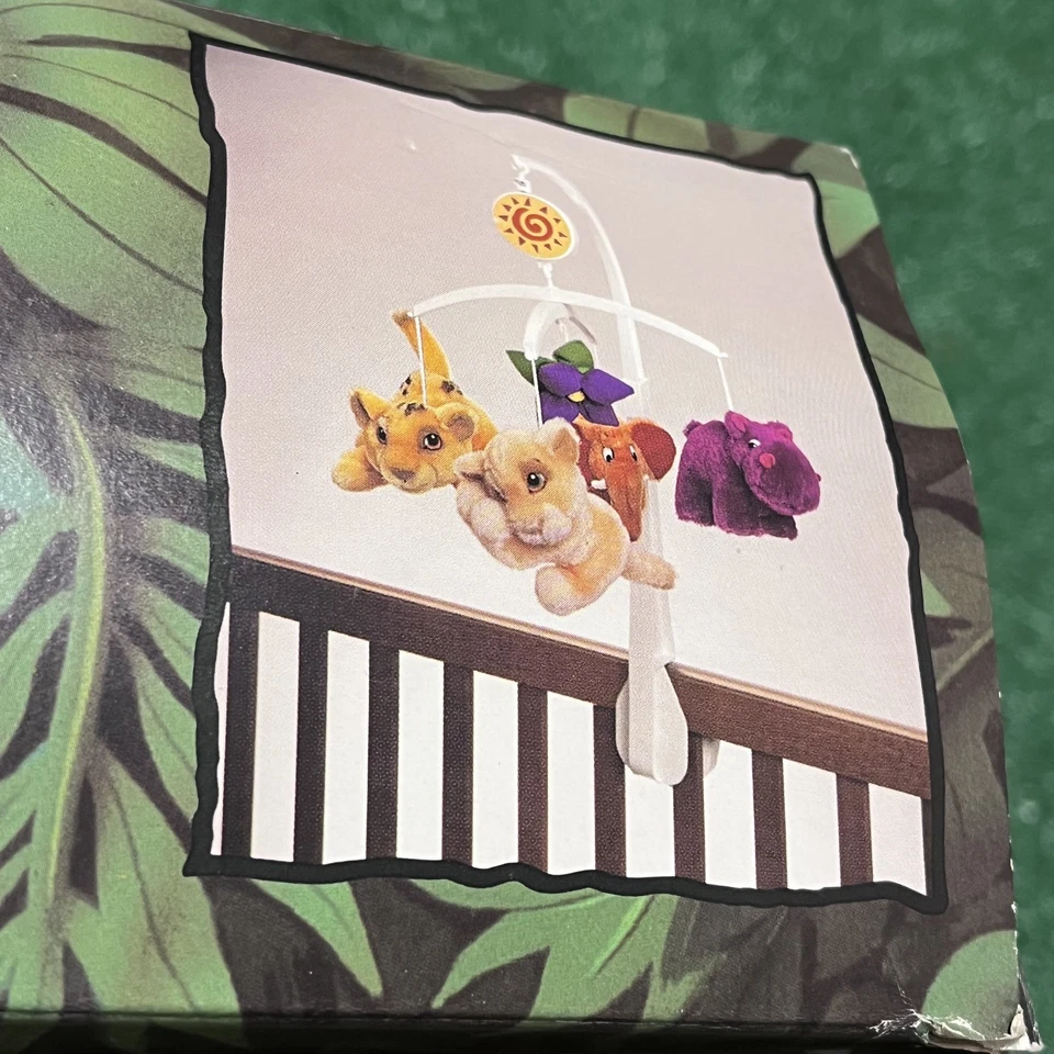 Cuna Musical Móvil Bebé Peluche Decoración Habitación Disney El Rey León Años 90 De Colección Foto 4 de 4