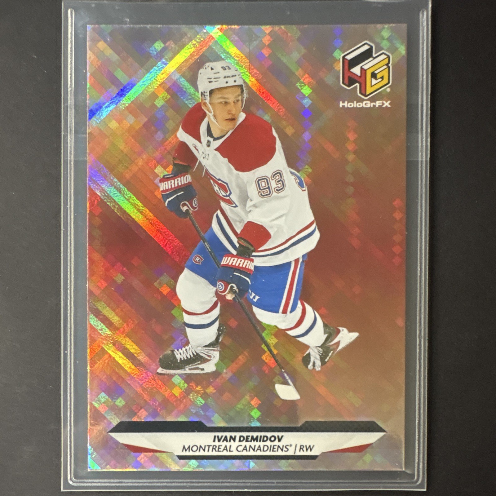 Upper Deck HoloGrFX Insert Ivan Demidov Montreal Canadiens Ice Hockey Card HG-20