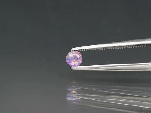 π 0.28ct 3.5mm Round Natural Pink Sapphire - Unheated, Vietnam Gemstone - Video 1 of 1