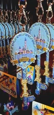 Disneyland 70th Anniversary Castle Metal Key Ornament 2025 NEW!