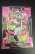 2025 Panini Select - Concourse Sam Darnold #13 Pink Shock Prizm