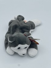 Ty Beanie Baby - NANOOK the Husky Dog 7.5" Plush Stuffed Animal Toy