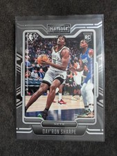 2021-22 Panini Chronicles - Playbook Day'Ron Sharpe #270 RC Nets Basketball Card