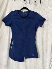 Jaanuu NWOT XS Navy Ltd Ed Scrub Top Women  s Nursing Medical
