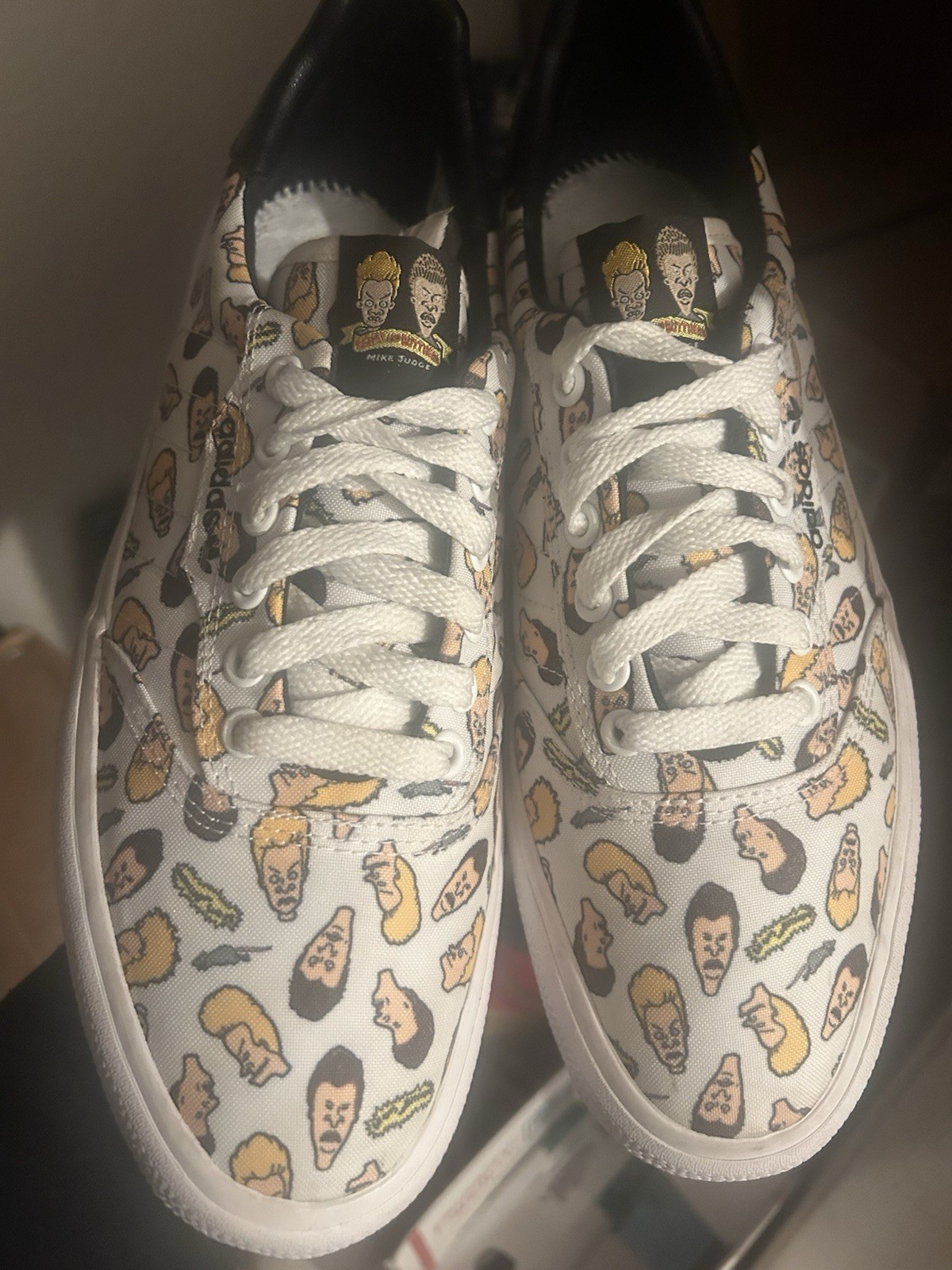 Beavis and Butthead x 3MC Vulc Cloud White Size 9 W Defects image 5