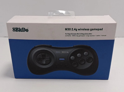 8BitDo M30 Mini 2.4G Wireless Rechargable Gamepad For Sega Genesis Mini
