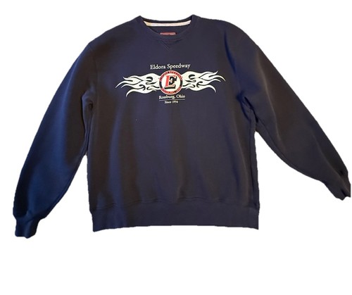 Sudadera vintage Eldora Speedway sin pestañas medidas XL