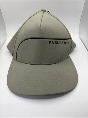 Fabletics Snap Back Hat NWT cap Grey Green Color 