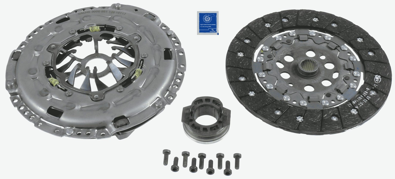3000 951 120 Sachs clutch kit for Audi, Seat, Skoda, VW, VW (FAW), VW (SVW)