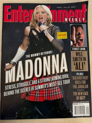 Entertainment Weekly 606 27 July 2001 Madonna  Will Smith James Bond