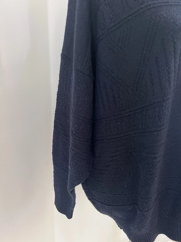 C&A Westbury Pullover Gr. XXL (60/62) Dunkelblau Feinstrick mit Struktur - Bild 3 von 3