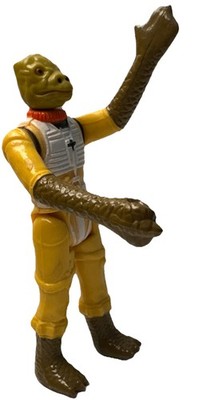 Bossk Trandoshan Bounty Hunter Star Wars Actionfigur 1980 Hongkong