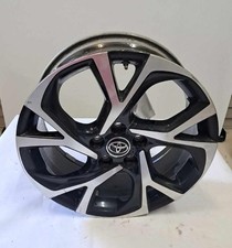 2018-2022 Toyota CHR Machined and Painted Black 18x7 alloy, 10 spoke Wheel Rim
