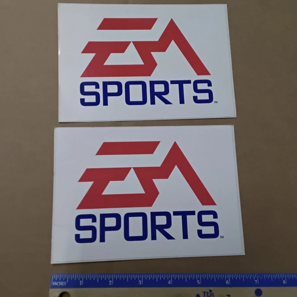 EA Sports vtg Nascar racing decal Stickers rare logo + Clevite pairs - Image 3 of 4