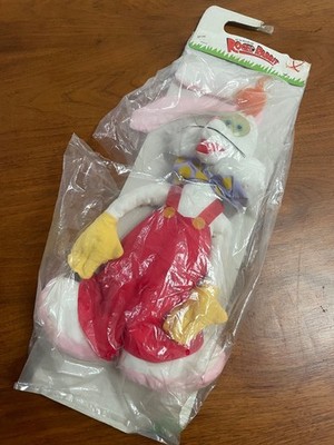 RARE Vintage 1987 Roger Rabbit Plush Doll - Made in Italy - Original Package