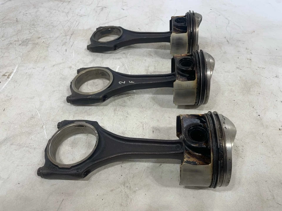 Se adapta a AUDI Q7 2011-2015 3,0 L V6 motor pistón con juego de 3 bielas OEM Foto 4 de 4