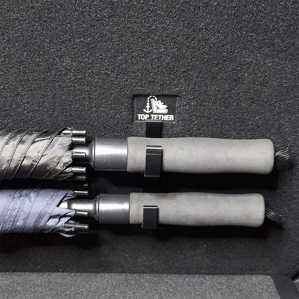 2PCS Umbrella Car Boot Trunk Organiser Home Mount Holder Hanger Hook Clip DX - image 4 of 4