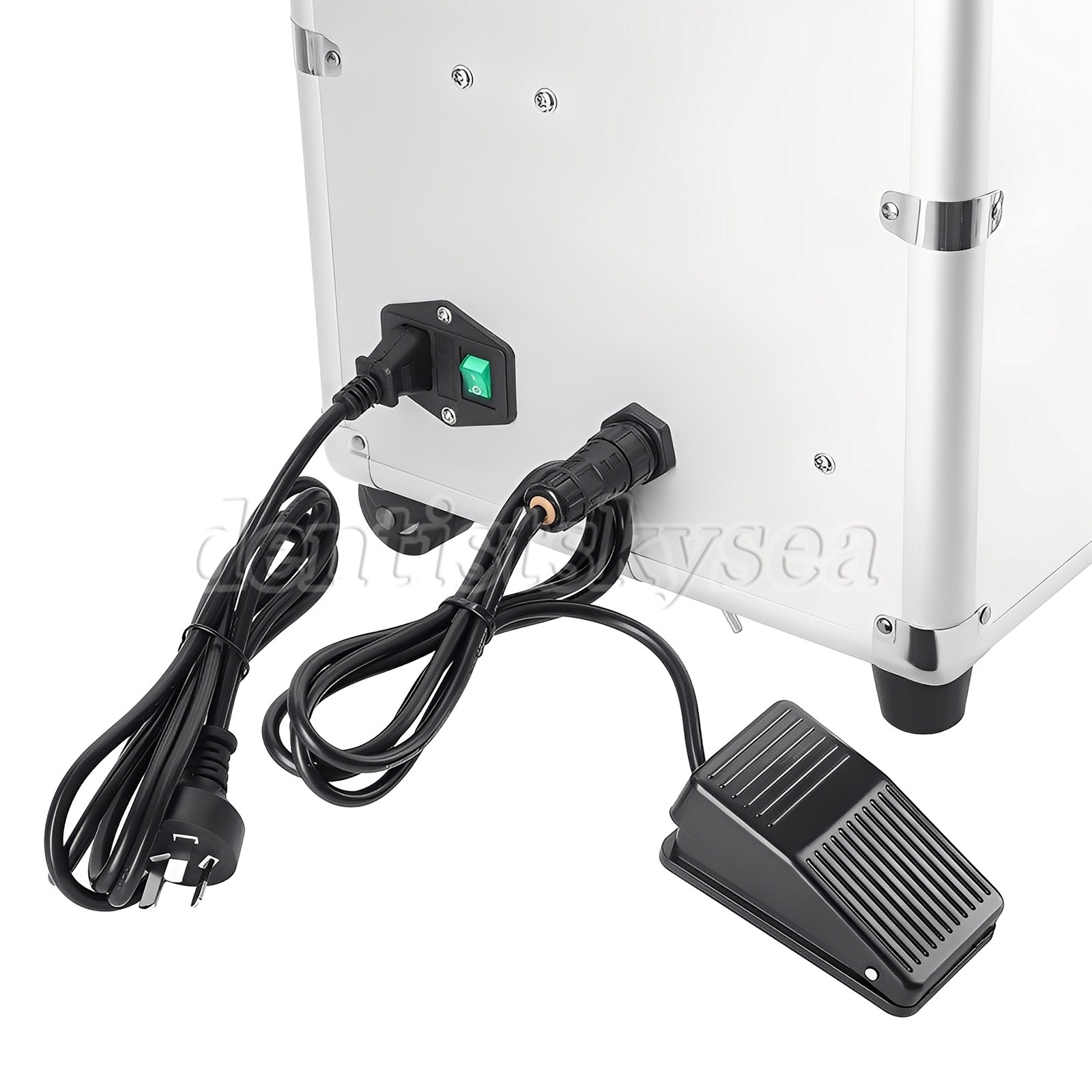 Portable Dental Mobile Delivery Unit Rolling Box Suction Air Compressor 4 Hole