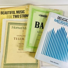 14pc Lot of Antique Vintage Sheet Music - For Violin / Piano