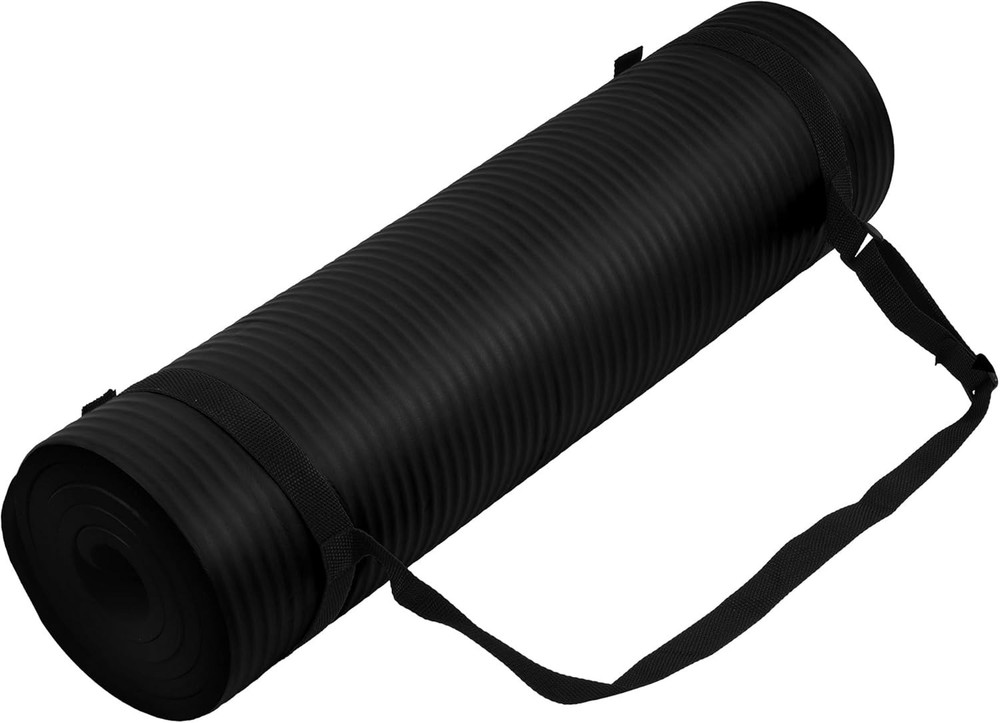 Extra Thick 1/2-Inch High Density Yoga Exercise Mat