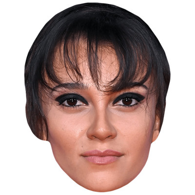 Daisyell (Hair Up) Promi Maske, flaches Kartengesicht, Kostüm Maske