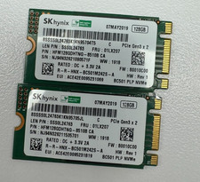 Lot of 2 - SK Hynix BC501 128GB M.2 2242 NVMe PCIe Gen3 SSD HFM128GDHTNG Tested