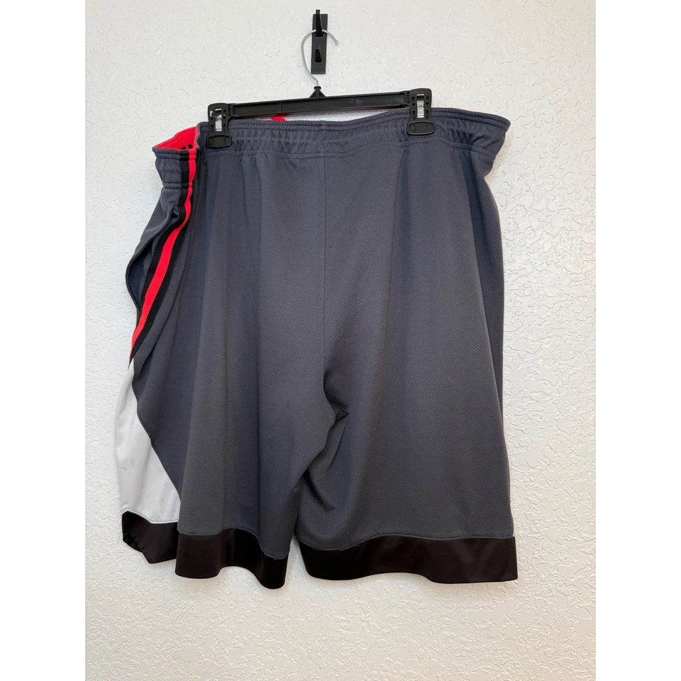 И1 Мужская 2XL серый баскетбол шорты Activewear Athletic красный отделки - Изображение 2 из 4