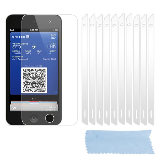 10x Displayschutzfolien für Apple iPod Touch 5 Folie transparente Schutzfolien
