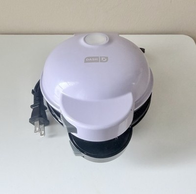 Dash Mini Waffle Maker with Removable Plates And Container *Opened/No Box*